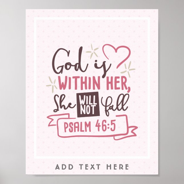 Hon kommer inte att svika FAITH-flickorna. Poster (Framsidan)