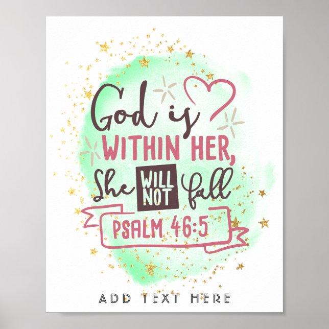 Hon kommer inte att svika FAITH-flickorna. Poster (Framsidan)