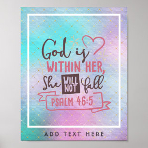 Hon kommer inte att svika FAITH-flickorna. Poster