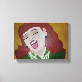 Hon Laughed Canvastryck