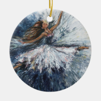 "Hon leaps" Art Ornament