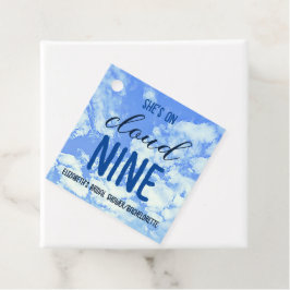 Hon ligger på molnet! Bröllopsfest/Bachelorette Gåvor Etiketter