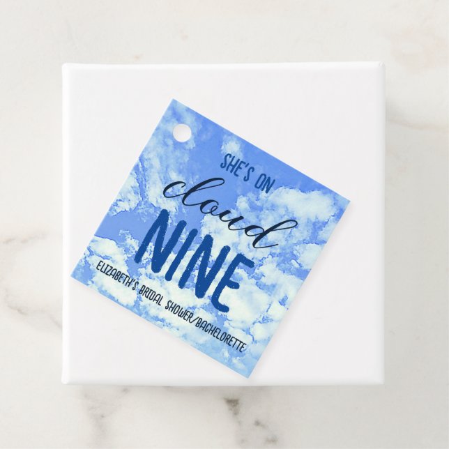 Hon ligger på molnet! Bröllopsfest/Bachelorette Gåvor Etiketter (På plats)