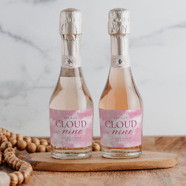 Hon ligger på molnet Pink bröllopsfest