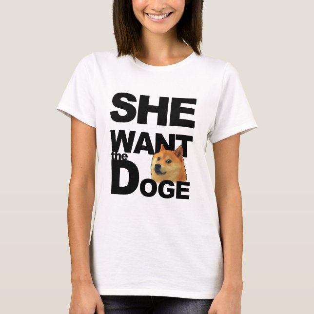 Hon önskar dogen t-shirt (Framsida)