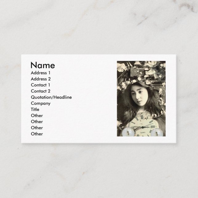 Hon Önskemål hade tid Rådkort (Framsida)