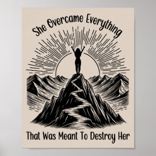 Hon överträffade kvinnornas egenmakt på bergsslutt poster
