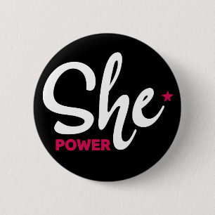 Hon Power White Design PIN Knapp