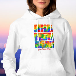 Hon pronouns Rainbow Tie Dye T Shirt
