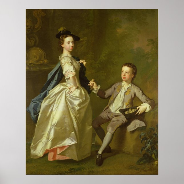 Hon. Rachel Hamilton och hennes bror Poster (Framsidan)