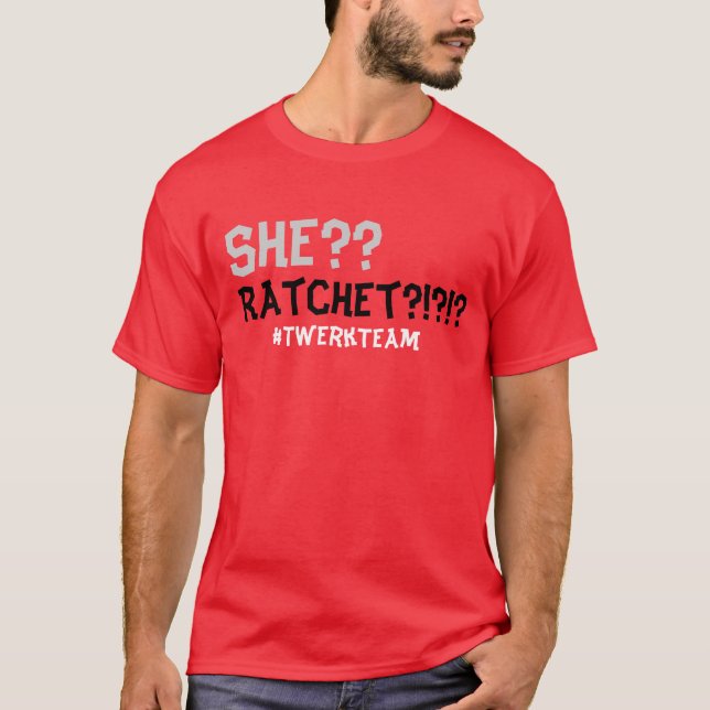 Hon ratchet??? tee shirt (Framsida)