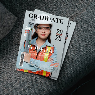 Hon redigerar magasinfoto studenten inbjudningar