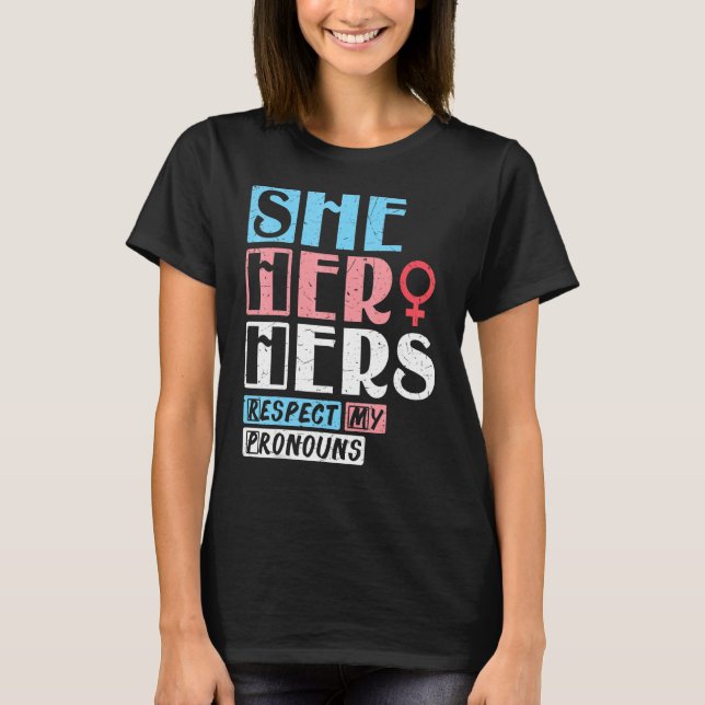 Hon respekterar mina uttalanden t shirt (Framsida)