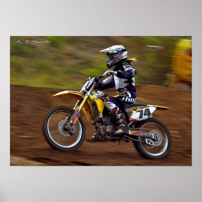 Hon Rides Poster (Framsidan)