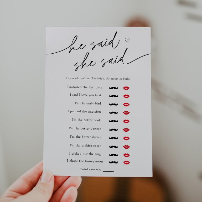 Hon sa att det var ett mycket lågt spelkort. inbjudningar (Skapare uppladdad)