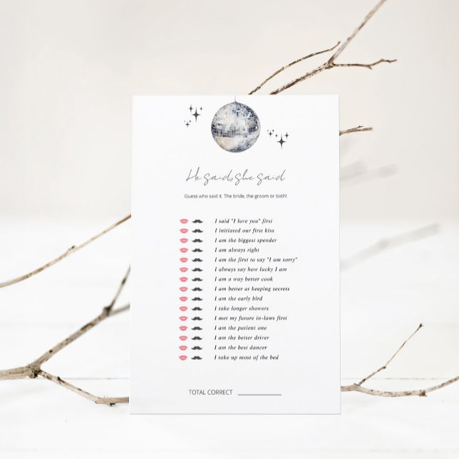 Hon sa att Disco Boll Möhippa Game (Skapare uppladdad)