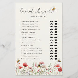 Hon sa att hon sa Möhippa Game