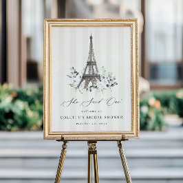 Hon sa att Oui Paris-Möhippan hälsar välkommen sig Poster