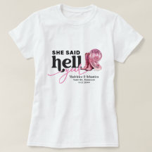 Hon sa helvetet ja Rosa Western Booth Hat Bröllop