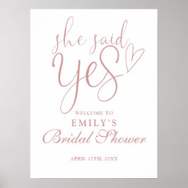 Hon Sa Ja Damrosa Bröllopsfest Välkomstskylt Poster