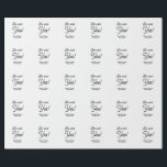 Hon sa ja förlovningsfest namn datum enkel min presentpapper<br><div class="desc">Design</div>