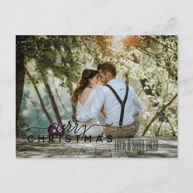 Hon sa ja, jul helg vykort (Framsida)