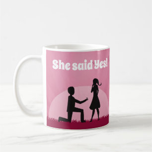 Hon sa ja! kaffemugg