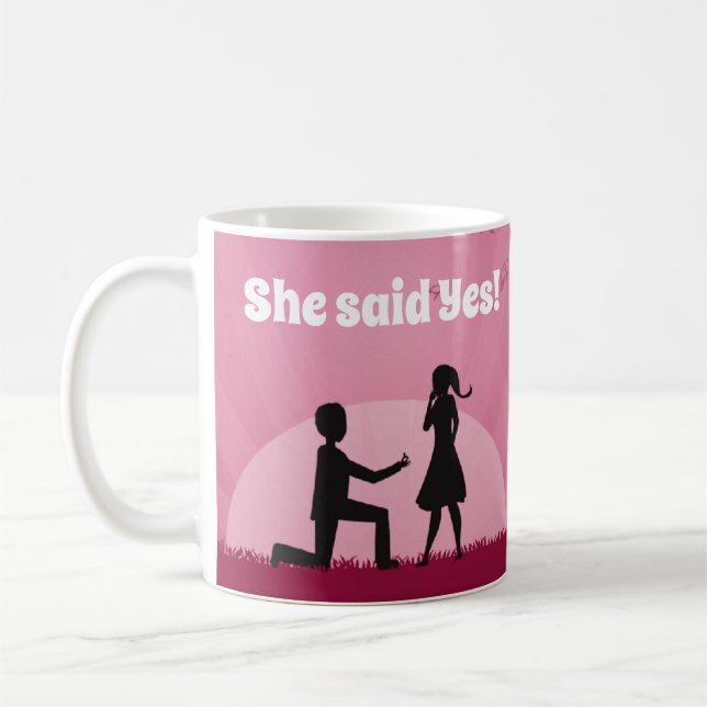 Hon sa ja! kaffemugg (Vänster)