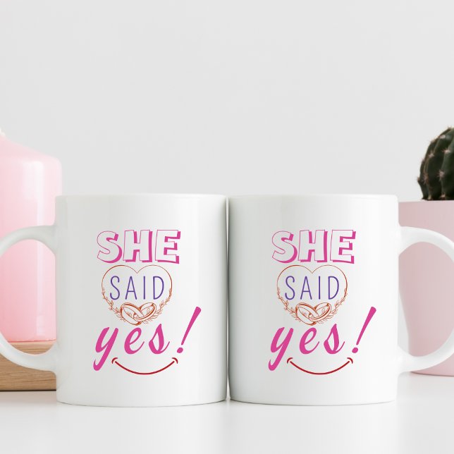 Hon sa ja kaffemugg (Skapare uppladdad)