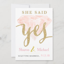 Hon sa Ja Rosa Diamant Meddelande