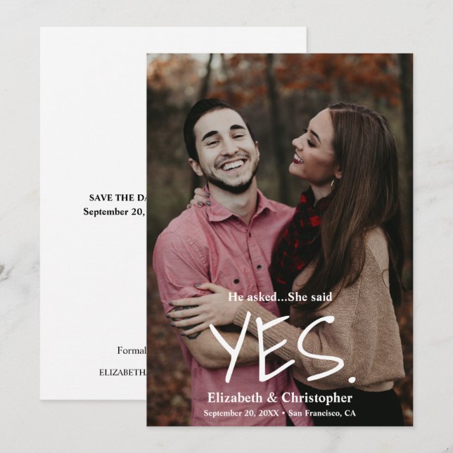 Hon sa Ja Spara datumbilden Datumet (Fram/baksida)