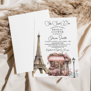 Hon sa Oui Paris Fransk Cafe Möhippa Inbjudningar