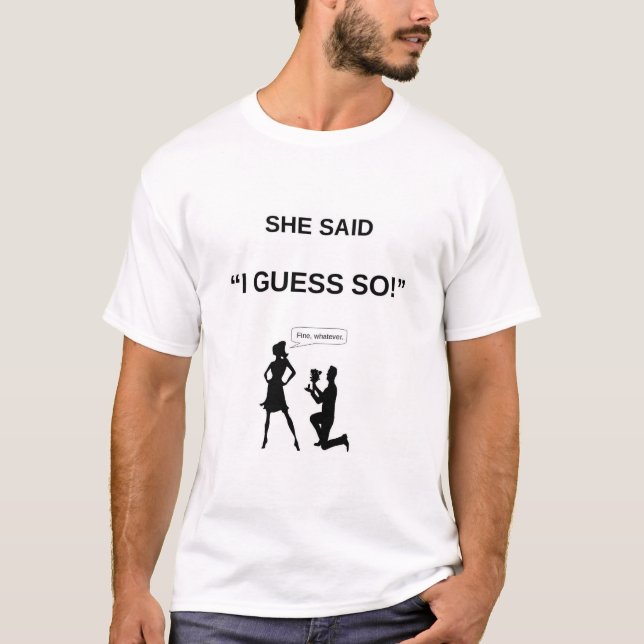 Hon sa: t shirt (Framsida)