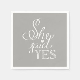 Hon sa YES Cocktail Napkins Pappersservett