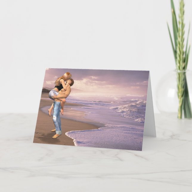 Hon Sade Ja, Strand Kyss Meddelande (Framsida)