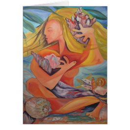 Hon säljer snäckskal - kort