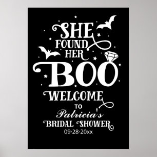 Hon Sannade Sin Käresta Halloween Bröllopsdusch sk Poster