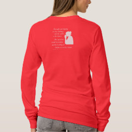 Hon sjöng på Framtidens Långärmad Shirt T Shirt