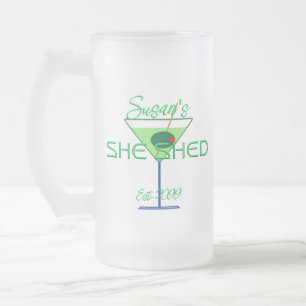 Hon skade pusselglas, dricksprogram frostat ölglas