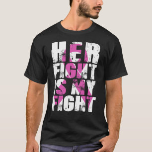 Hon slagsmål är min rosa för t shirt