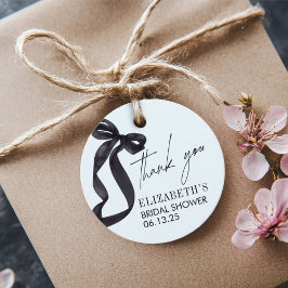 Hon slår knuten Bröllopsdusch Party Favor Gåvor Etiketter