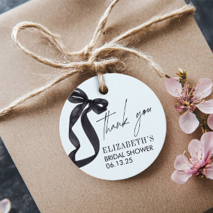 Hon slår knuten Bröllopsdusch Party Favor Gåvor Etiketter