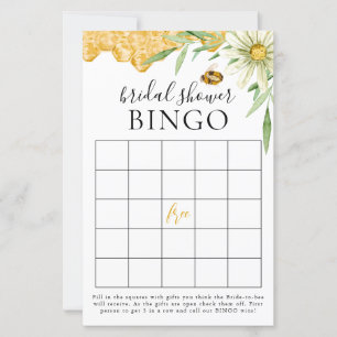 Hon Söt Bröllopsfest Bingo Spelkort