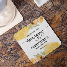 Hon Squeeze Bröllopsfest  Underlägg Papper Kvadrat