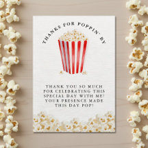 Hon Står Redo Att Föda Barn Babyshower Popcorn Tac
