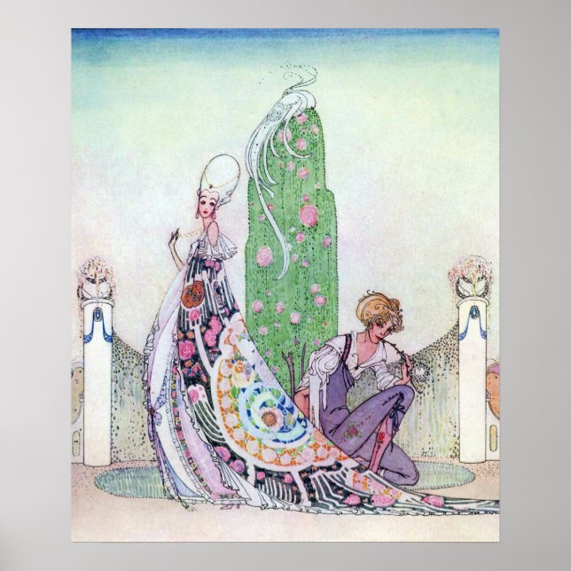 Hon stoppades av Kay Nielsen Poster (Framsidan)