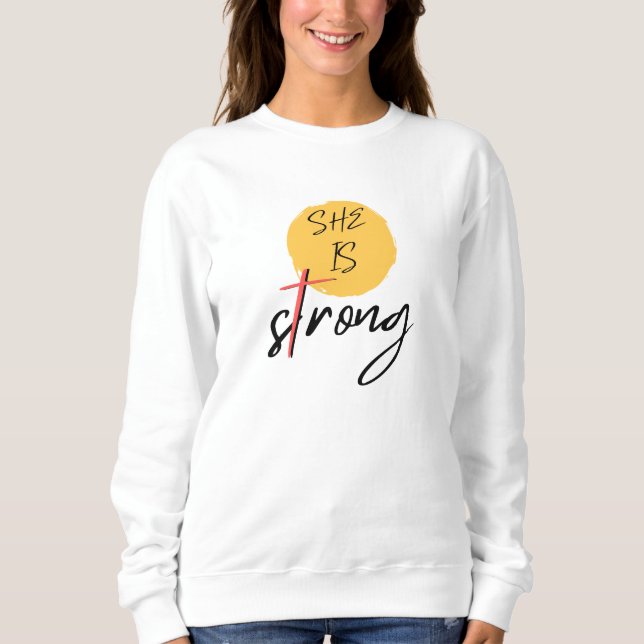 Hon Styrka Grafik T-Shirt (Framsida)