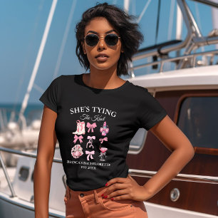 Hon tiar sig rosa bow Spennarmöhipa C T Shirt