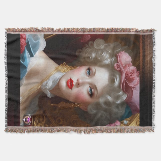 Hon Tittar för Kärlek av Xzendor 7 Filt (Framsidan)