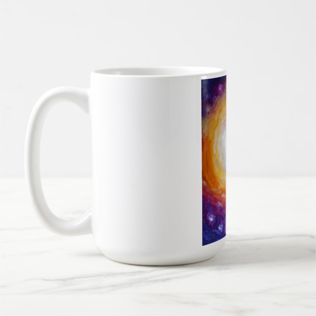 Hon tittar på stjärnorna kaffemugg (Vänster)